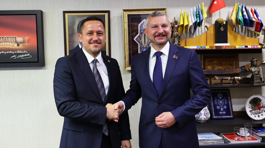 Selman Eser and Anatoly Glaz. Photo courtesy of the Belarusian Ministry of Foreign Affairs