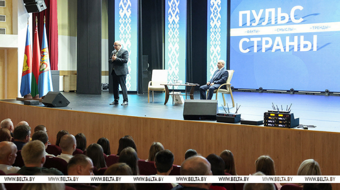 ‘Safeguard the present, think of the future’: Belarusian information minister’s message to Kobrin residents