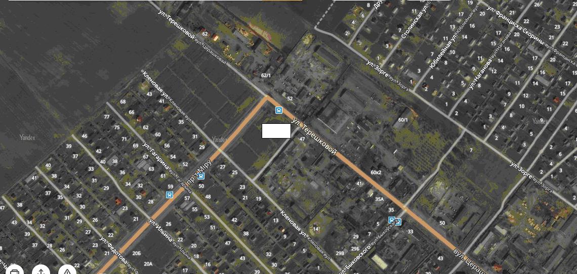 Stolin town,&nbsp;Tereshkovoy str.&nbsp;(within the road servicing department No.26)