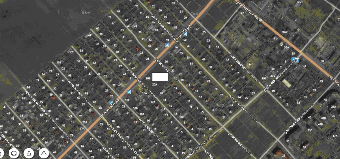 Stolin town, Mira ave.